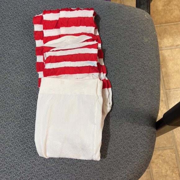 K.Bell Black&White Stripe Halloween SKULL&CROSS BONES Knee High Socks NWT(+ RED) - Picture 3 of 6